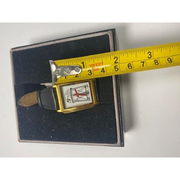 Vintage Disney Employee Exclusive Watch With Leather Band &  Case - Picture 4 of 7